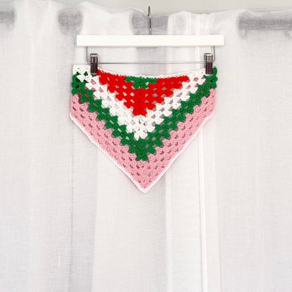 ⋆ handmade crochet bandana scarf ⋆ - Picture 3 of 4